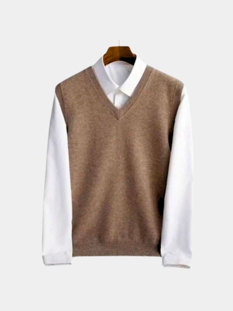 100% Merino Wool Sweater Vest - Verocci Essentials