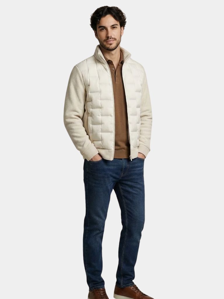 Alpine Cream Hybrid Jacket - Verocci Essentials