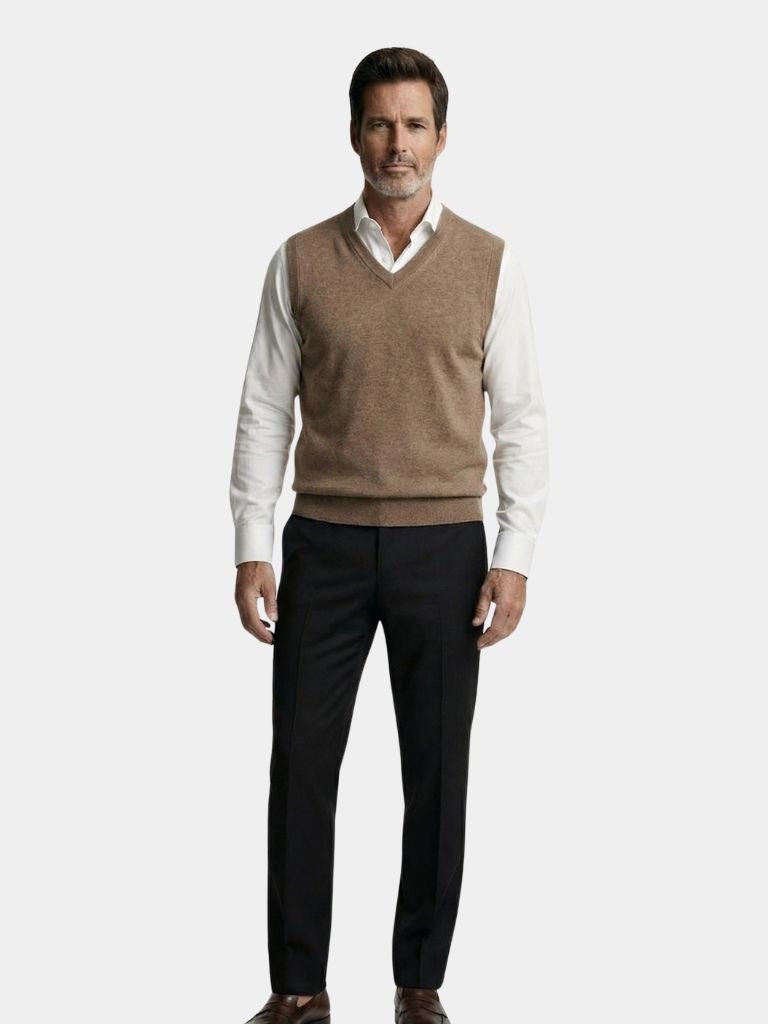 100% Merino Wool Sweater Vest - Verocci Essentials