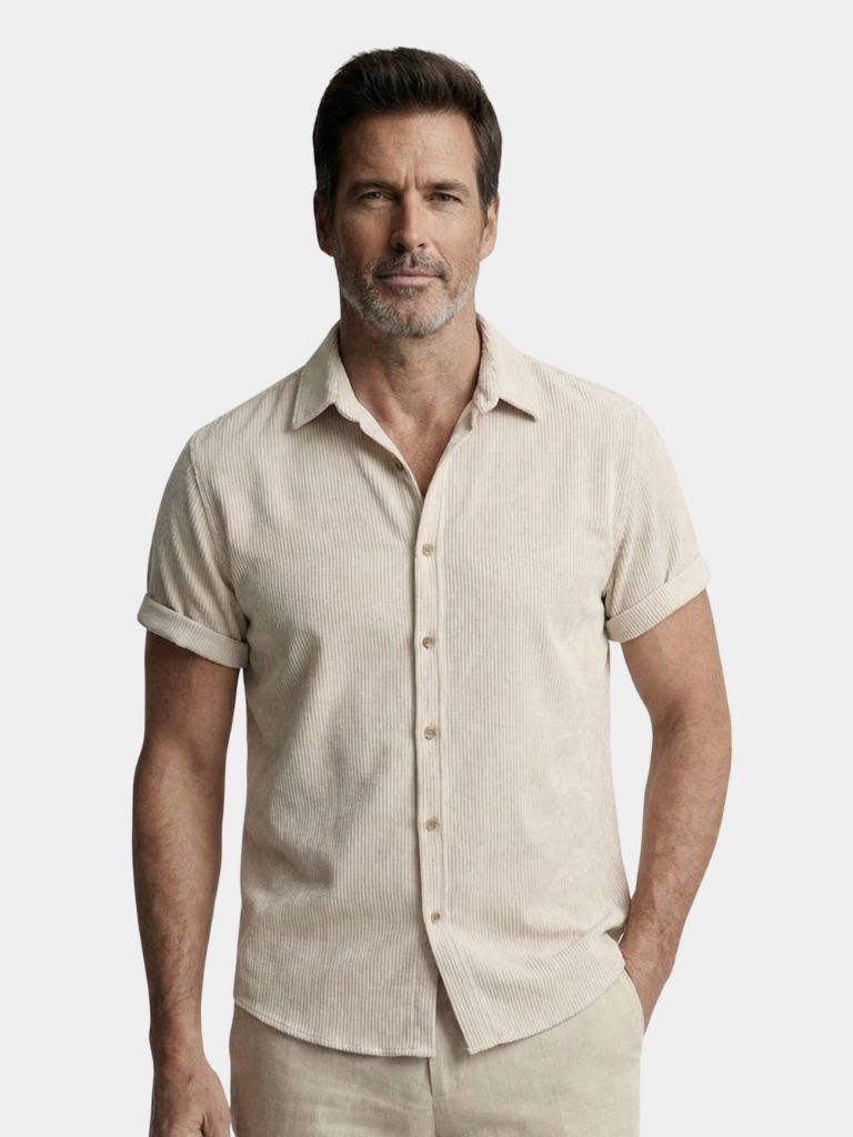 Minimalist Corduroy Shirt - Verocci Essentials