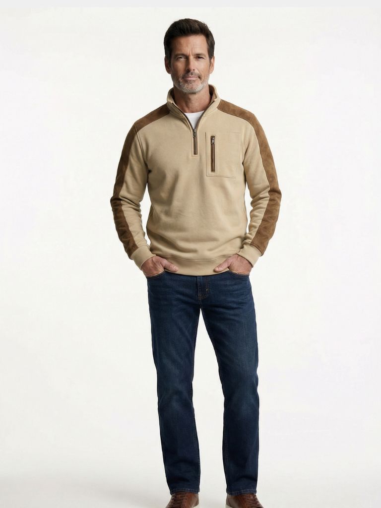 Urban Explorer High Collar Quarter Zip Pullover - Verocci Essentials