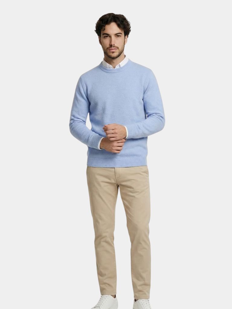 Linear Core Cotton Pullover - Verocci Essentials