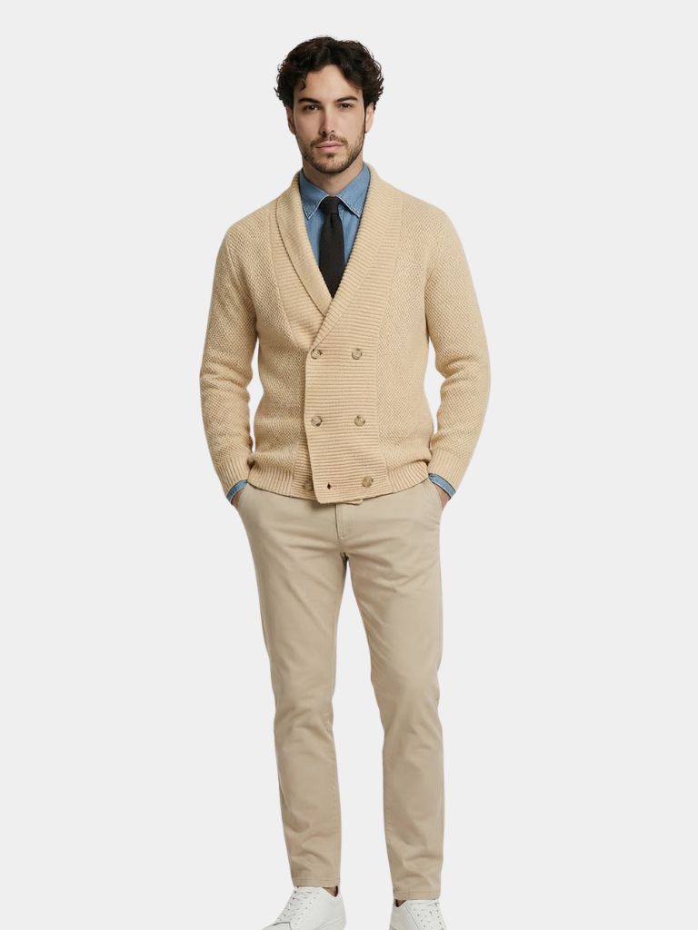 British Elegant Knit Cardigan - Verocci Essentials