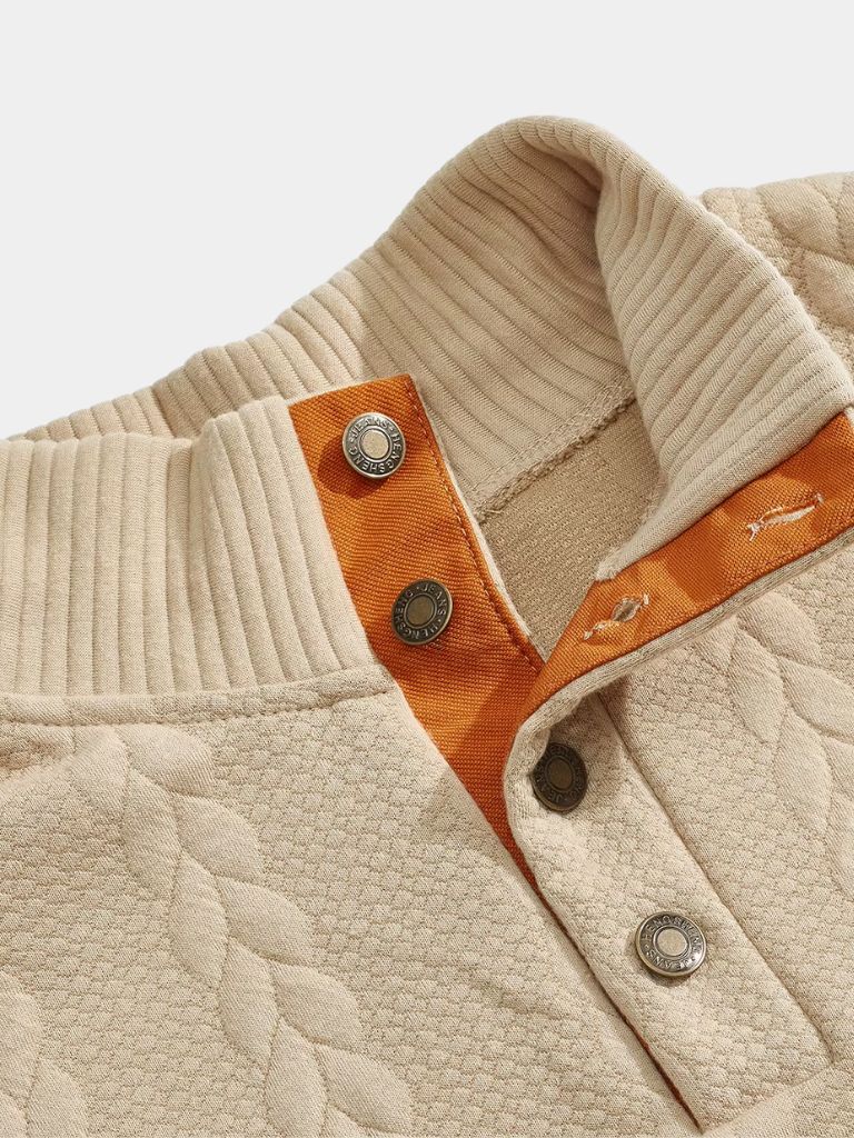 Timberline Long Collar Knit Sweater - Verocci Essentials