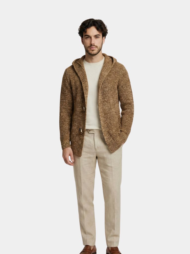 Himalaya Knit Hooded Jacket - Verocci Essentials