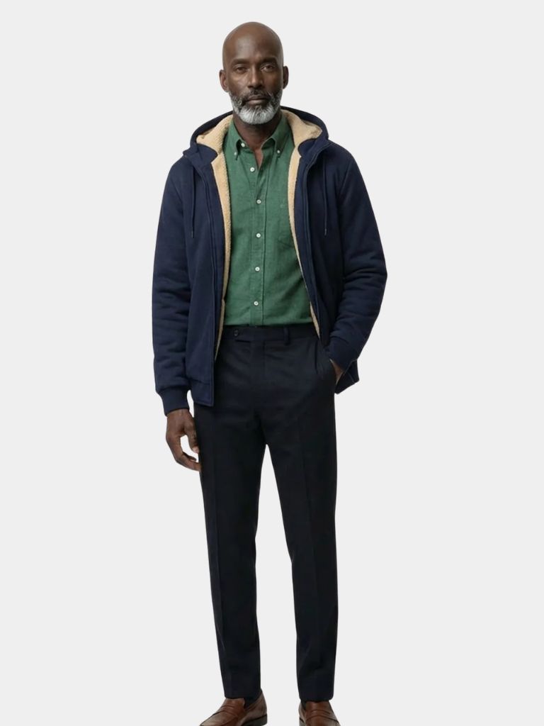 Winter Core Sherpa Hoodie Jacket - Verocci Essentials
