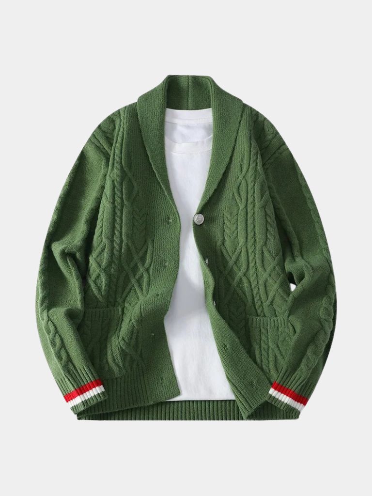 Academy Shawl-Neck Knit - Verocci Essentials