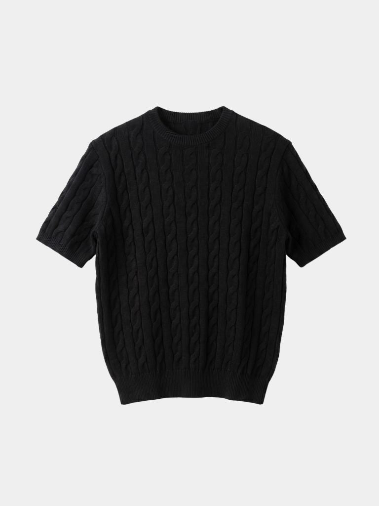 Classic Lozenge Knit T-Shirt - Verocci Essentials