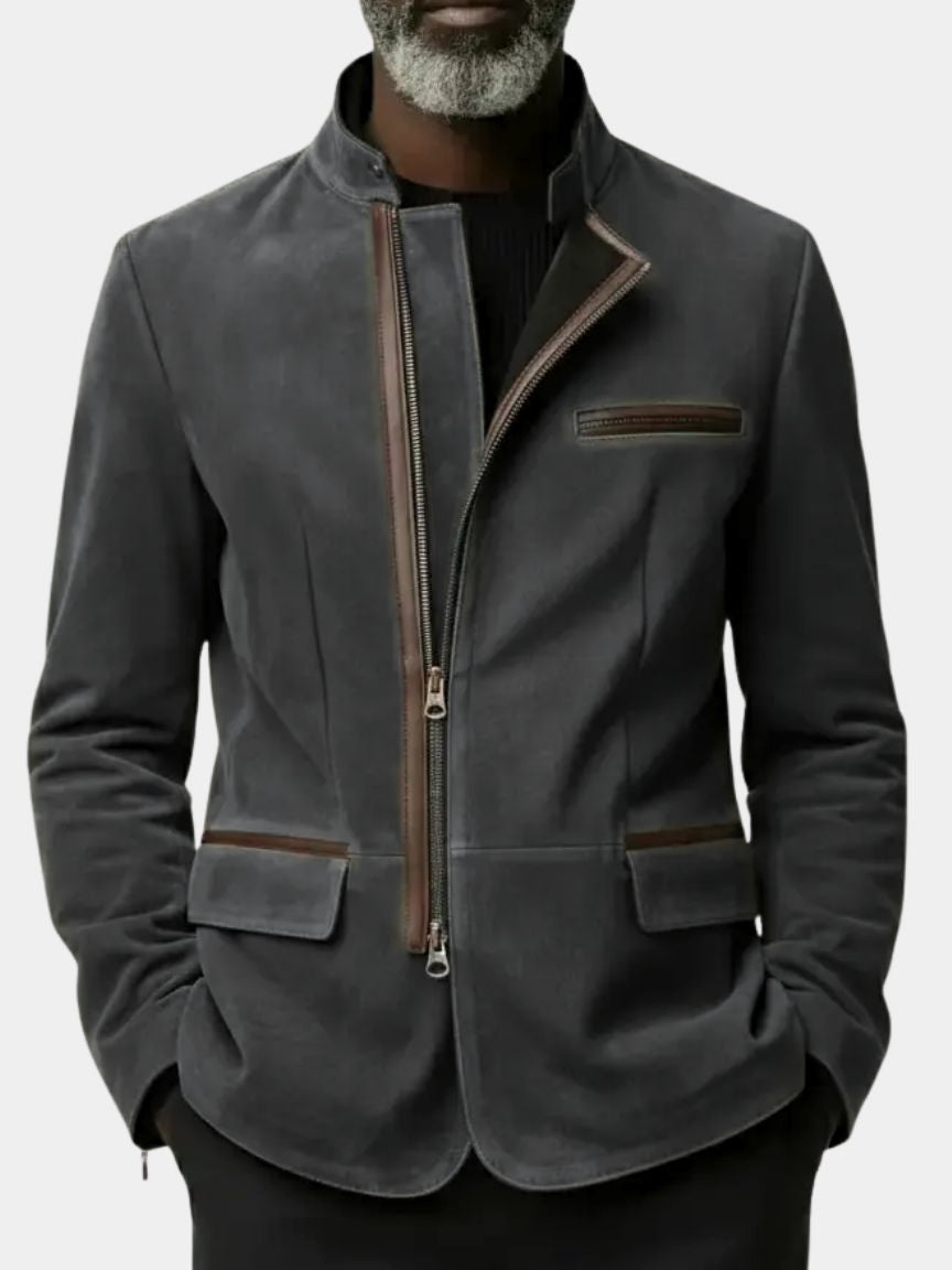 Bearstone Suede Field Jacket - Verocci Essentials
