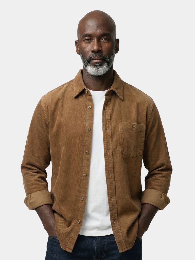 Casual Corduroy Shirt - Verocci Essentials