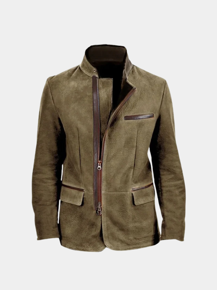 Bearstone Suede Field Jacket - Verocci Essentials
