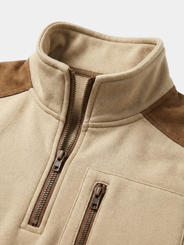 Urban Explorer High Collar Quarter Zip Pullover - Verocci Essentials