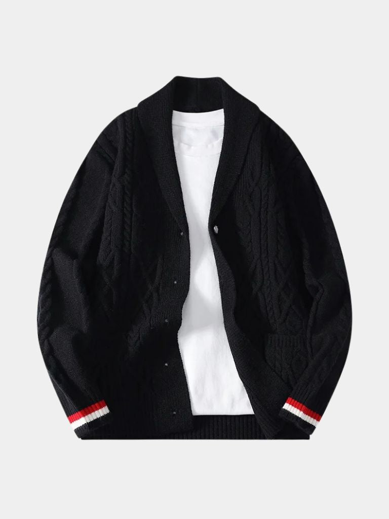 Academy Shawl-Neck Knit - Verocci Essentials