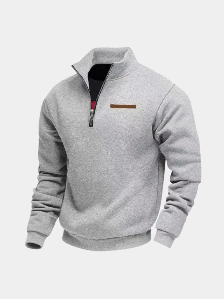 Slate Urban High Collar Pullover - Verocci Essentials