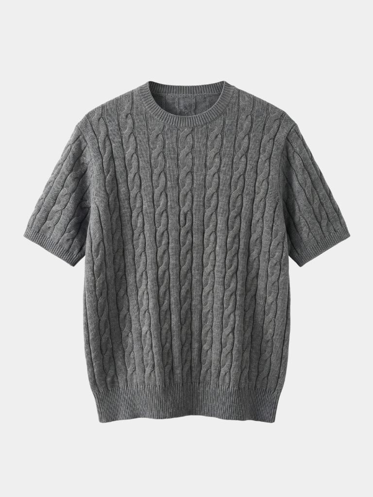 Classic Lozenge Knit T-Shirt - Verocci Essentials