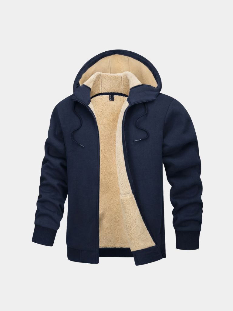 Winter Core Sherpa Hoodie Jacket - Verocci Essentials