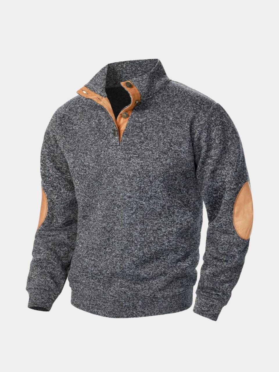 Lucien Heritage Elbow High Collar Pullover - Verocci Essentials