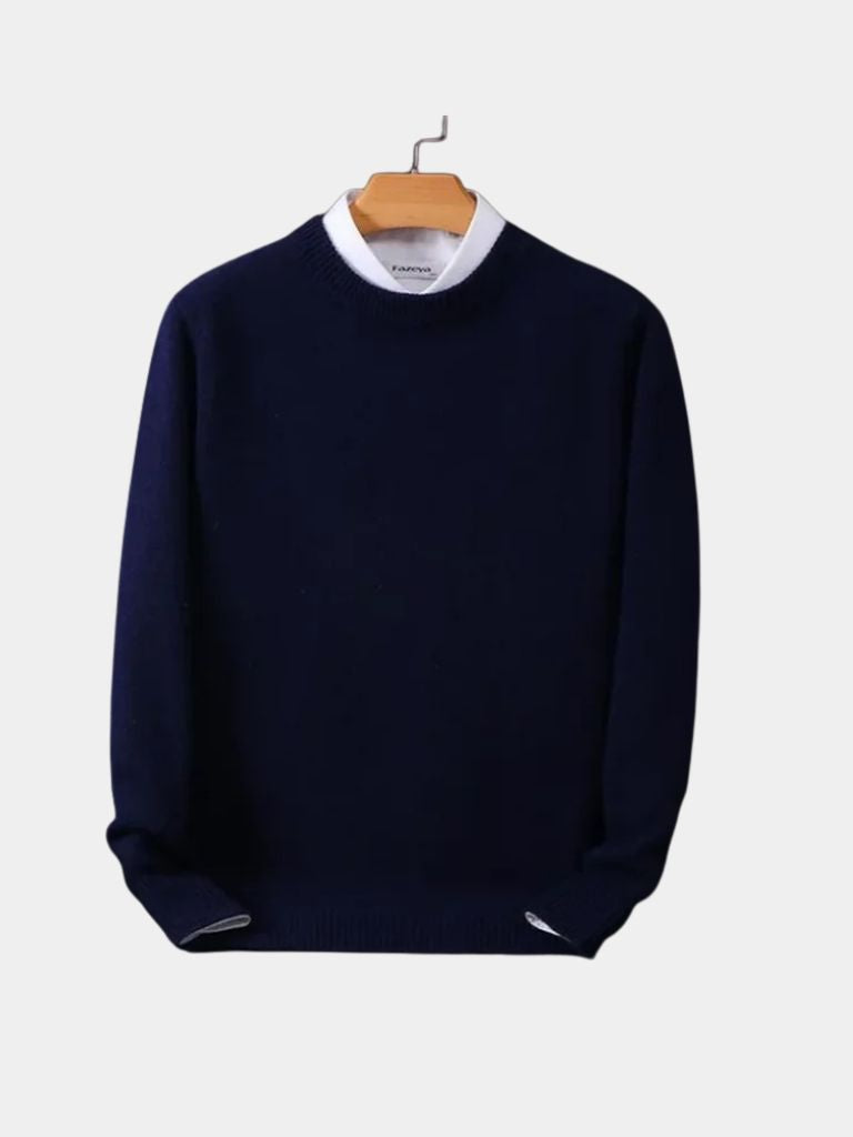 Linear Core Cotton Pullover - Verocci Essentials