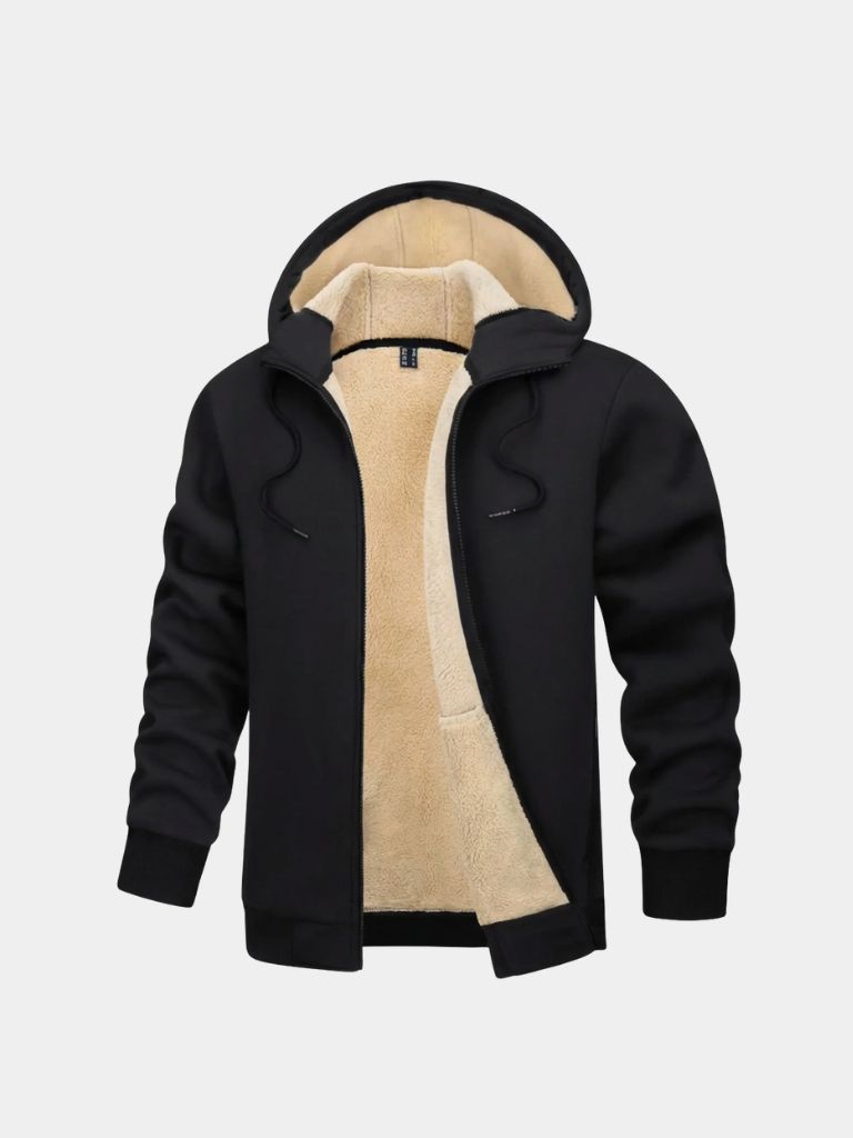 Winter Core Sherpa Hoodie Jacket - Verocci Essentials