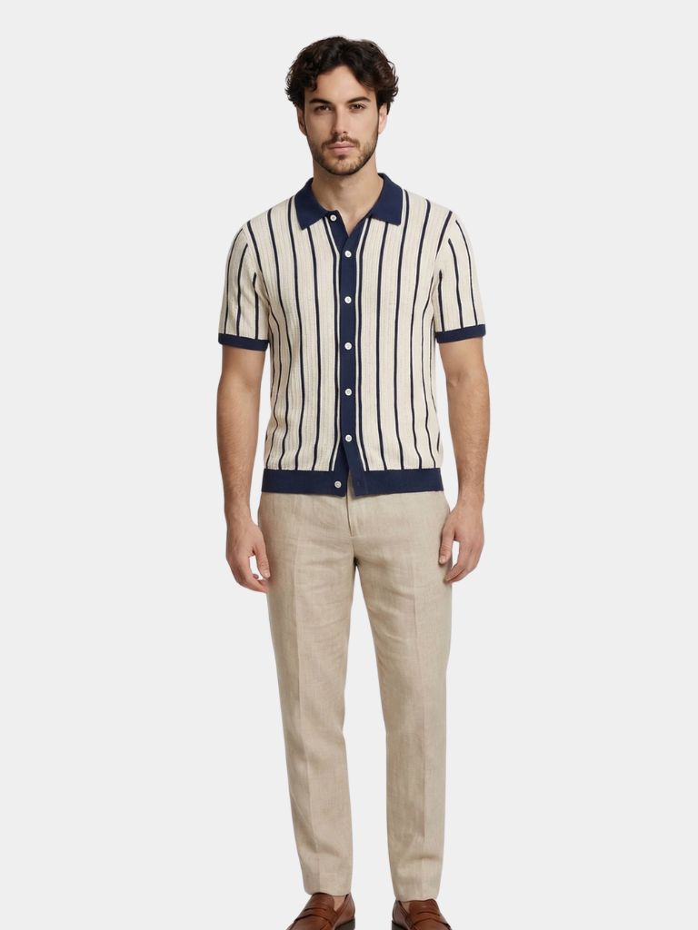 Atlantic Frame Knit Polo – Verocci Essentials