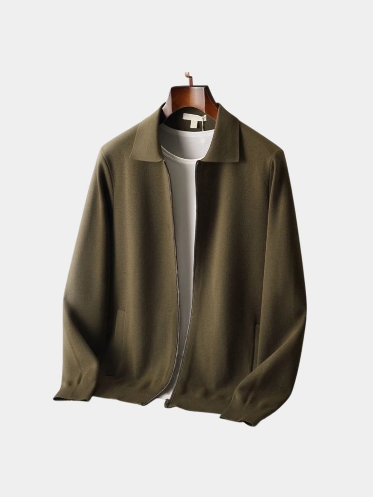 Cashmere Heritage Knit Jacket - Verocci Essentials