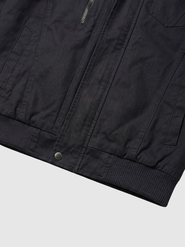 Command Ribbed Collar Jacket - Verocci Essentials