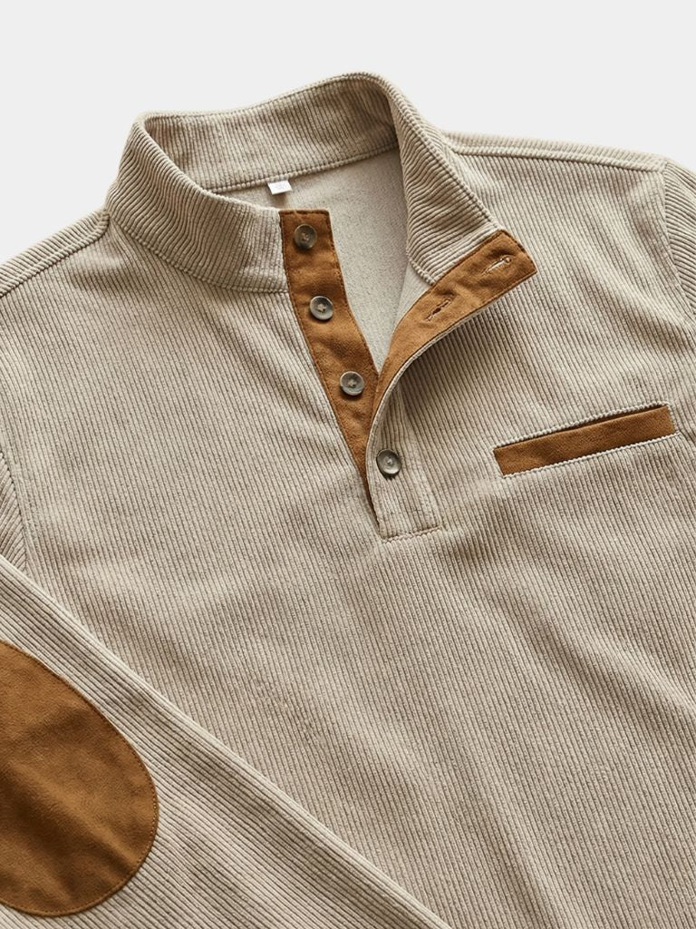 Monaco Casual Henley Pullover - Verocci Essentials