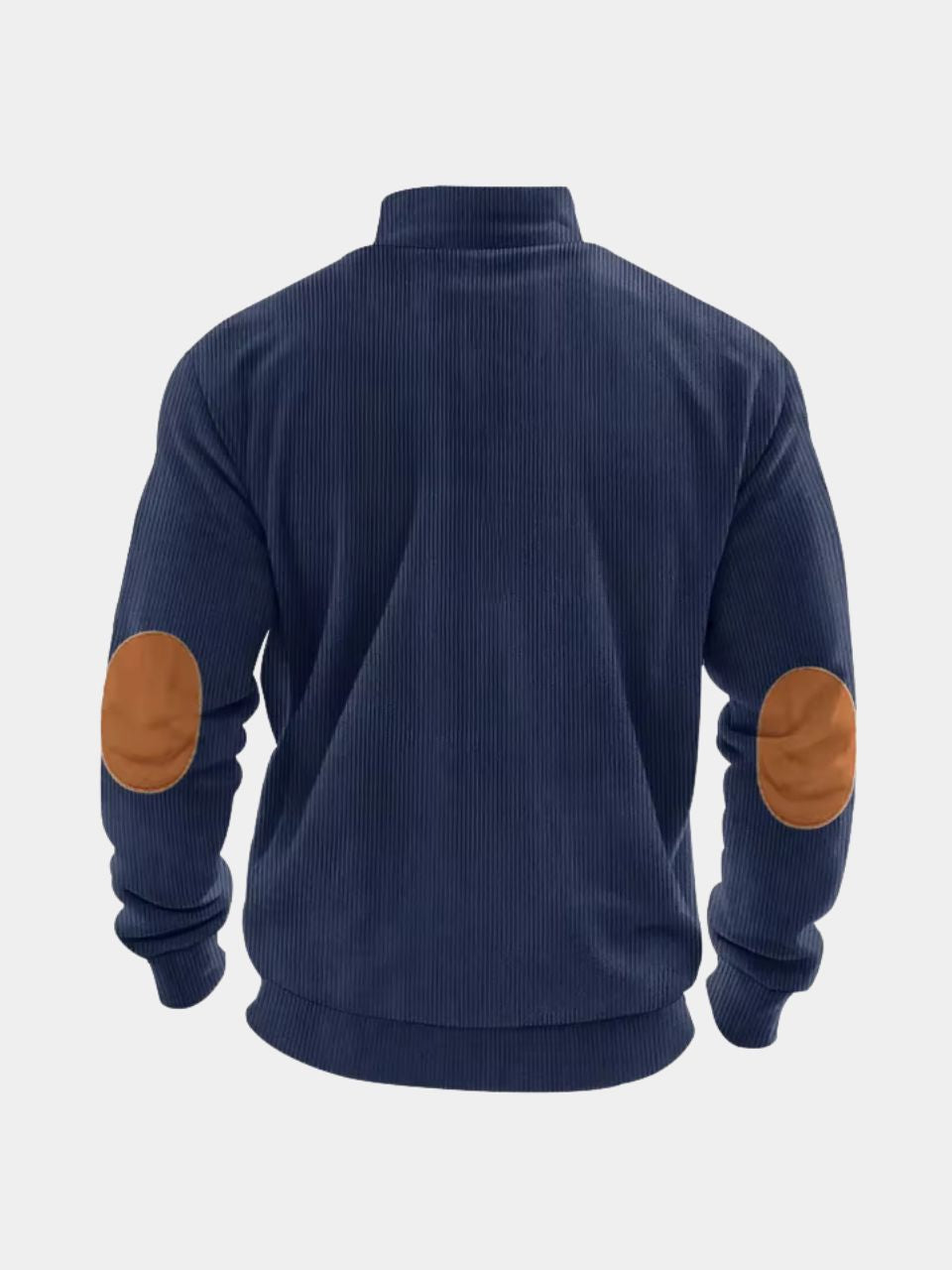 High Collar Quarter Zip Corduroy Pullover - Verocci Essentials
