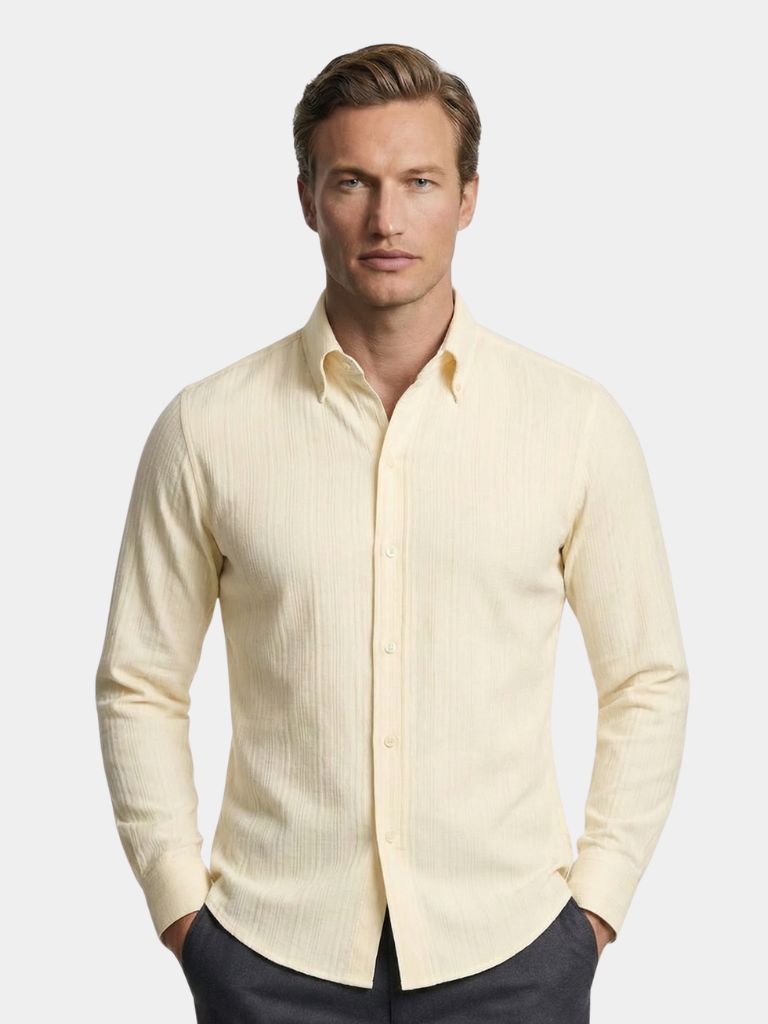 Striped Button Down Seersucker Shirt - Verocci Essentials