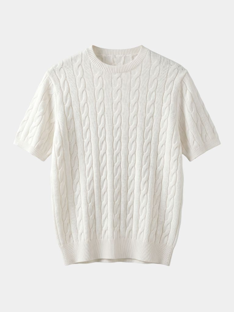 Classic Lozenge Knit T-Shirt - Verocci Essentials