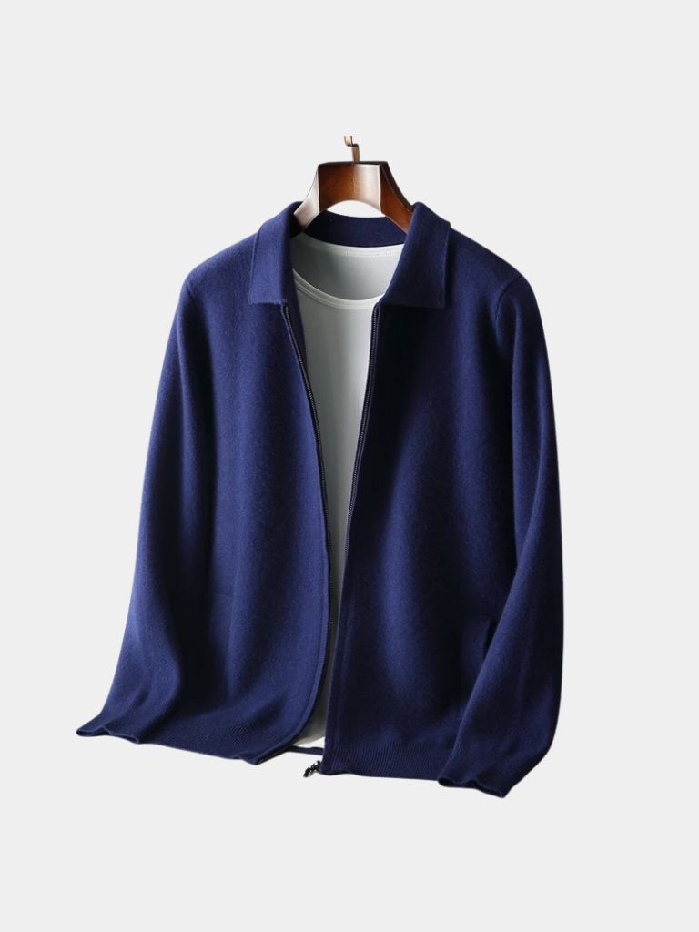 Cashmere Heritage Knit Jacket - Verocci Essentials