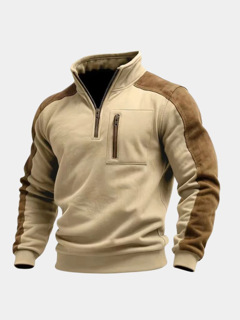 Urban Explorer High Collar Quarter Zip Pullover - Verocci Essentials