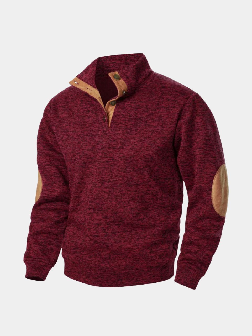 Lucien Heritage Elbow High Collar Pullover - Verocci Essentials