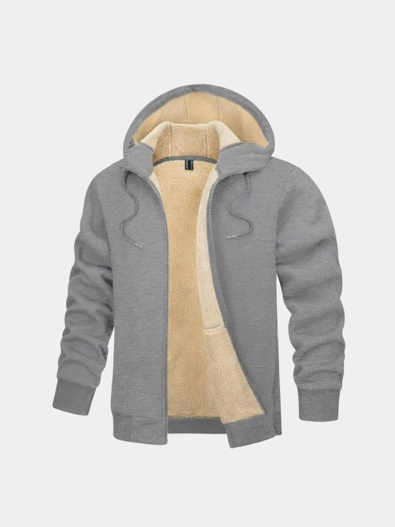 Winter Core Sherpa Hoodie Jacket - Verocci Essentials