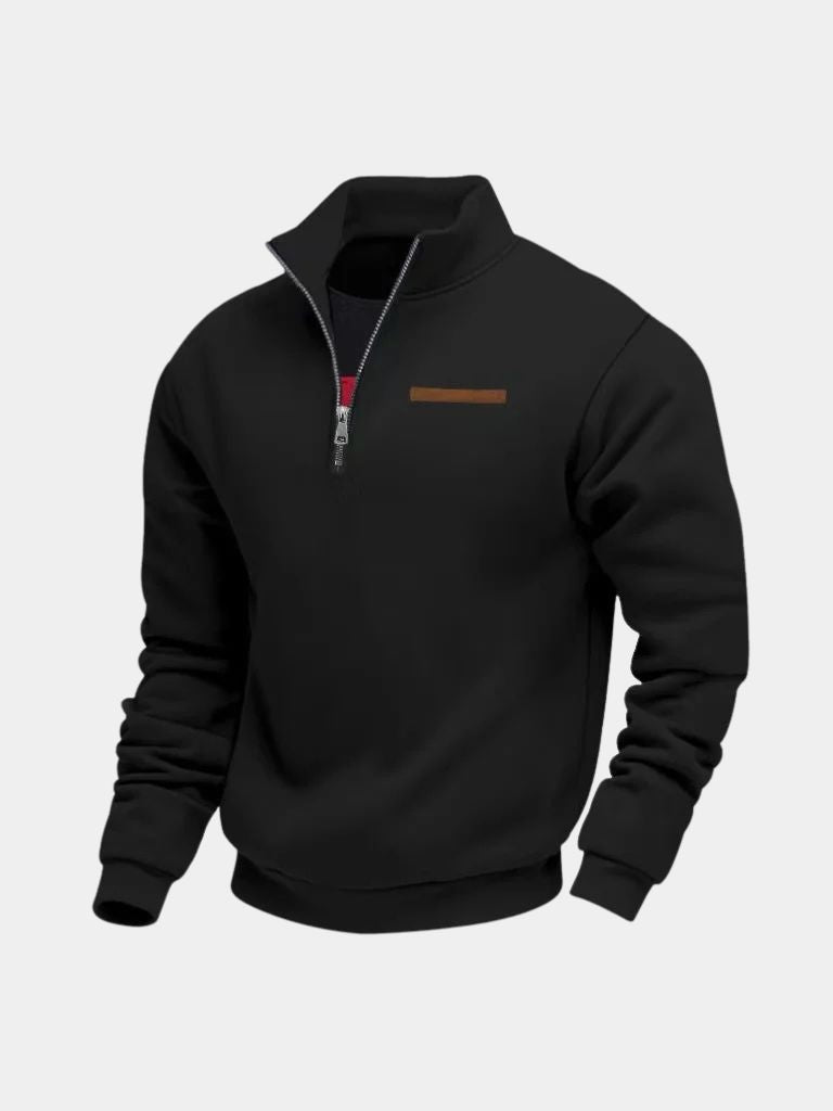 Slate Urban High Collar Pullover - Verocci Essentials