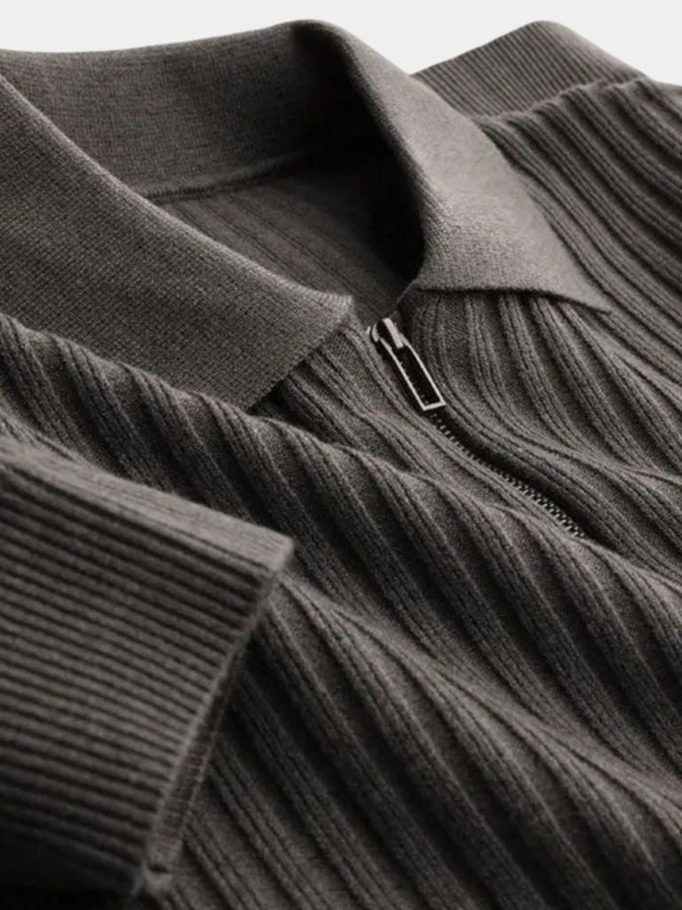 Alpine Riviera Knit Polo Pullover - Verocci Essentials