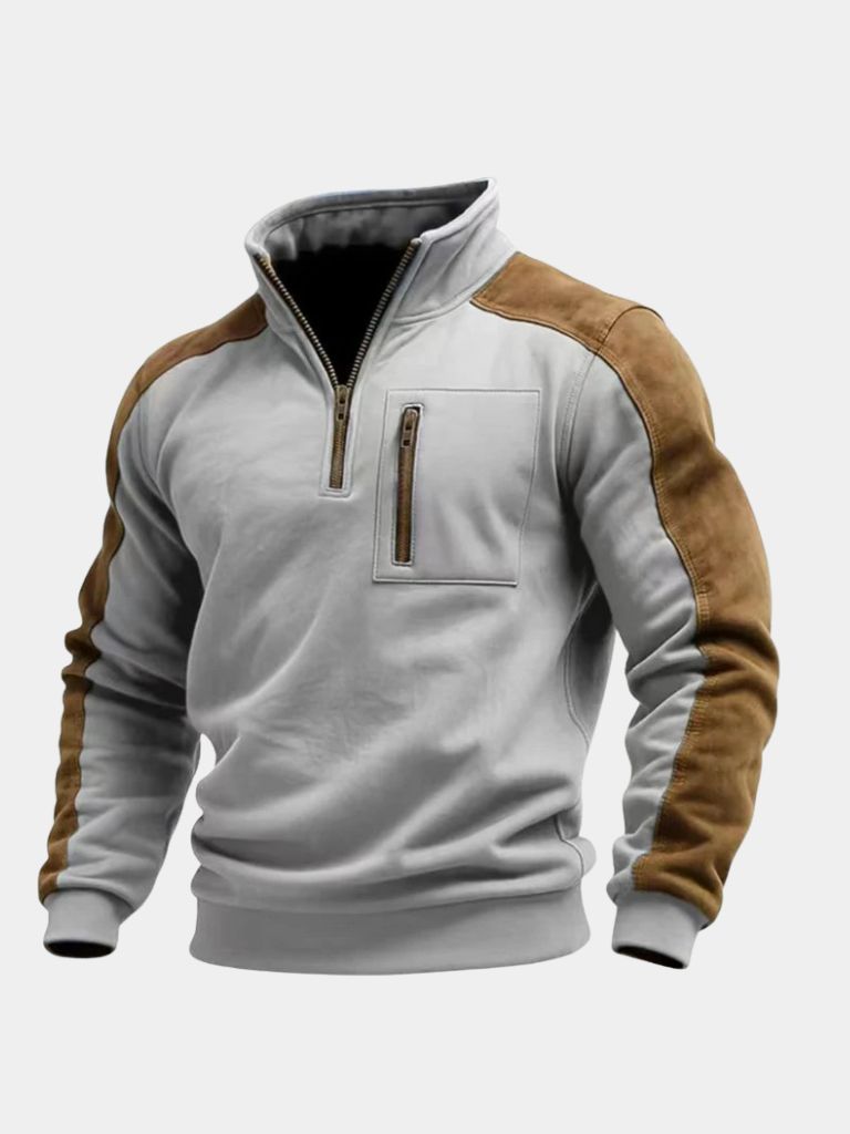 Urban Explorer High Collar Quarter Zip Pullover - Verocci Essentials