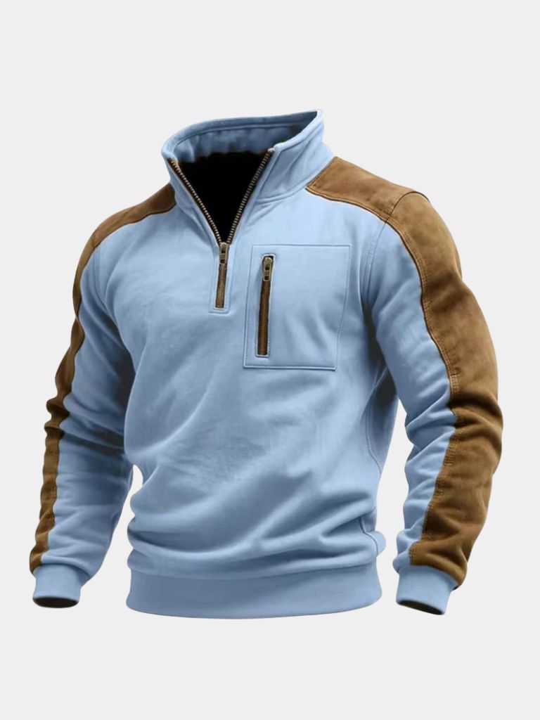 Urban Explorer High Collar Quarter Zip Pullover - Verocci Essentials
