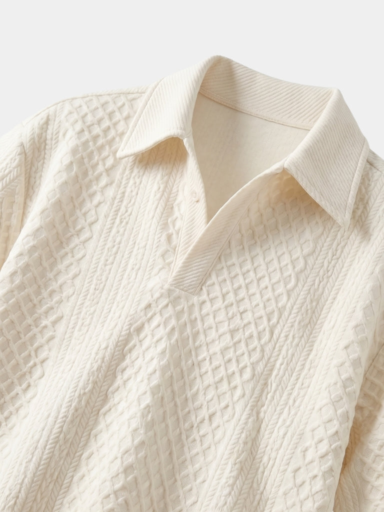 Diamond Lattice Resort Polo - Verocci Essentials