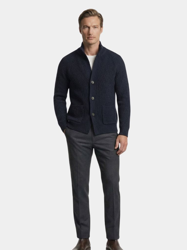 Classic Heritage Botton Knit Jacket - Verocci Essentials