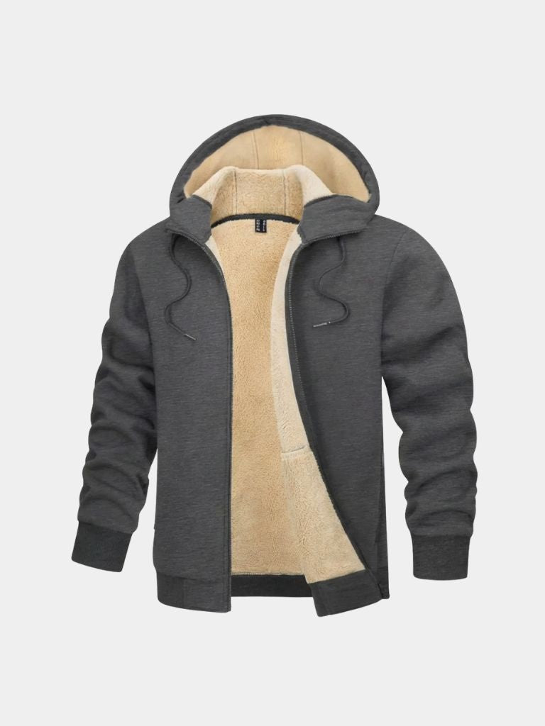 Winter Core Sherpa Hoodie Jacket - Verocci Essentials
