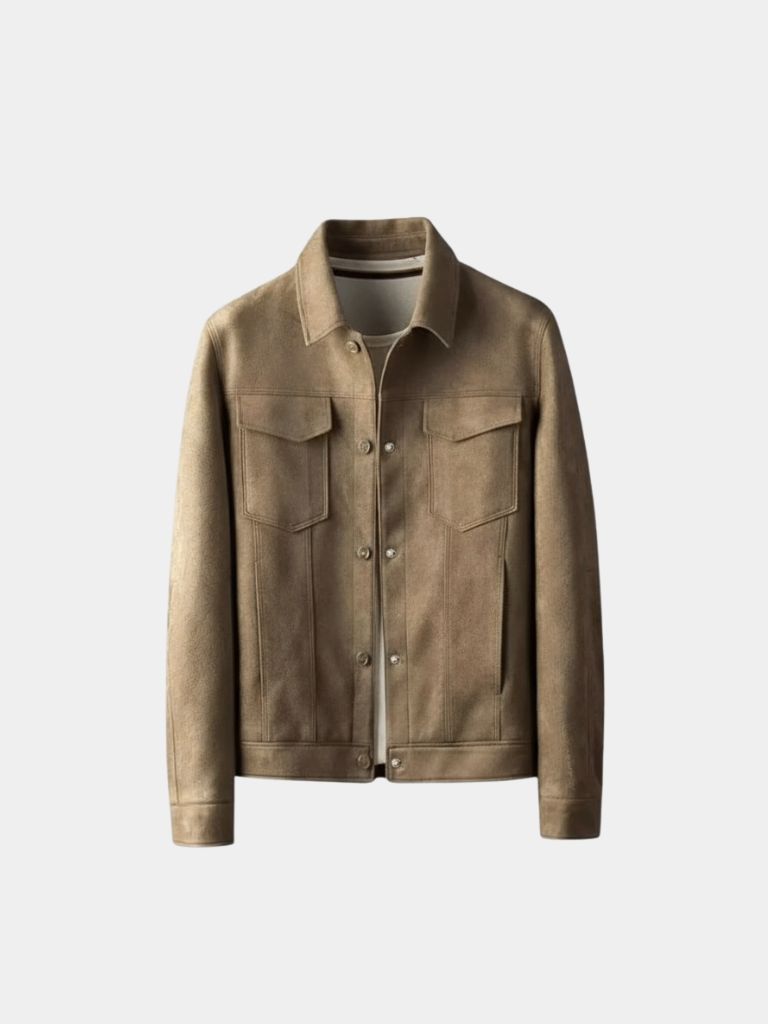 Laurent Leather Aviator Jacket - Verocci Essentials