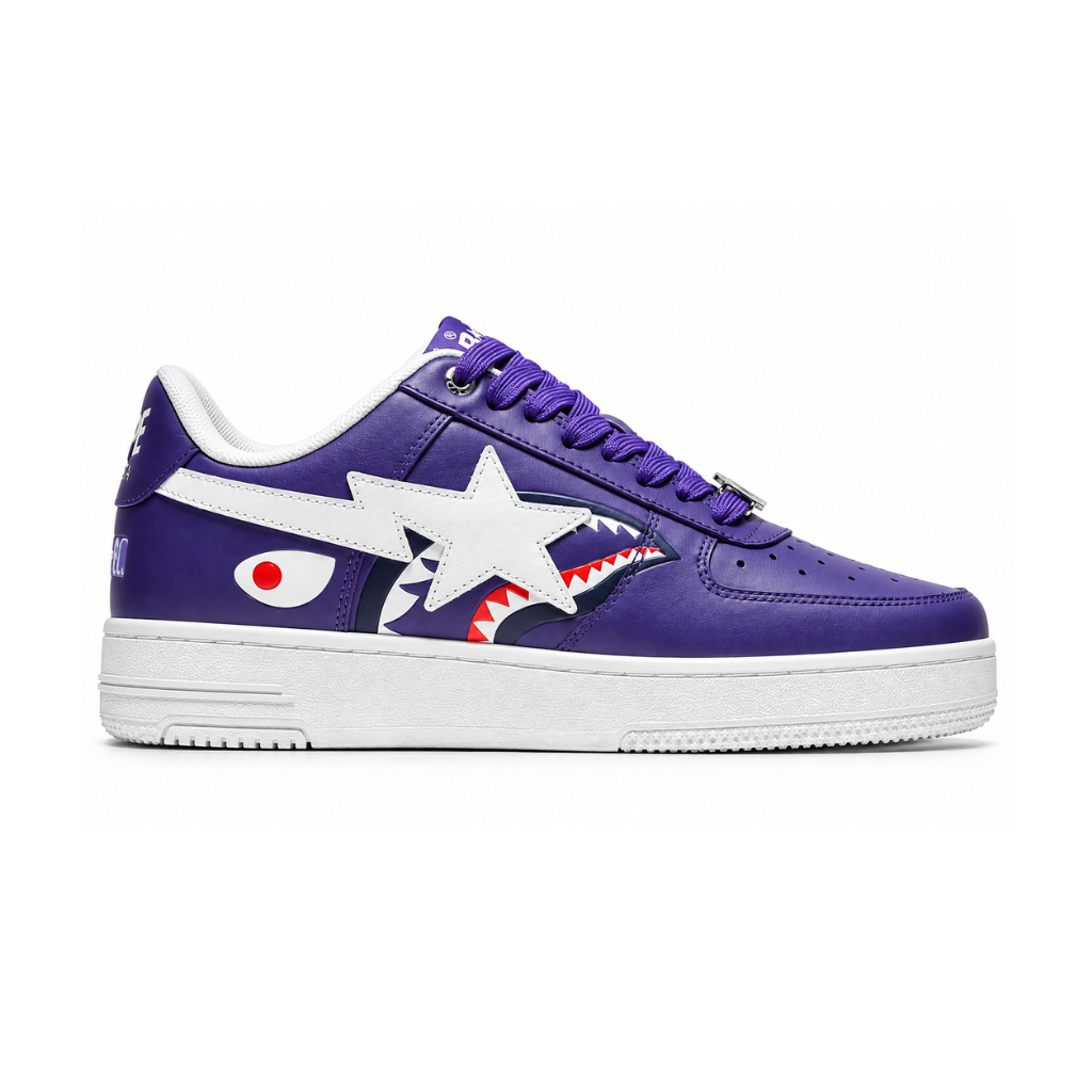 Bape Sta Shark Purple/White
