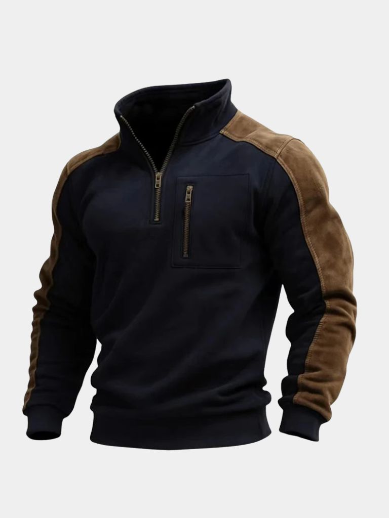 Urban Explorer High Collar Quarter Zip Pullover - Verocci Essentials