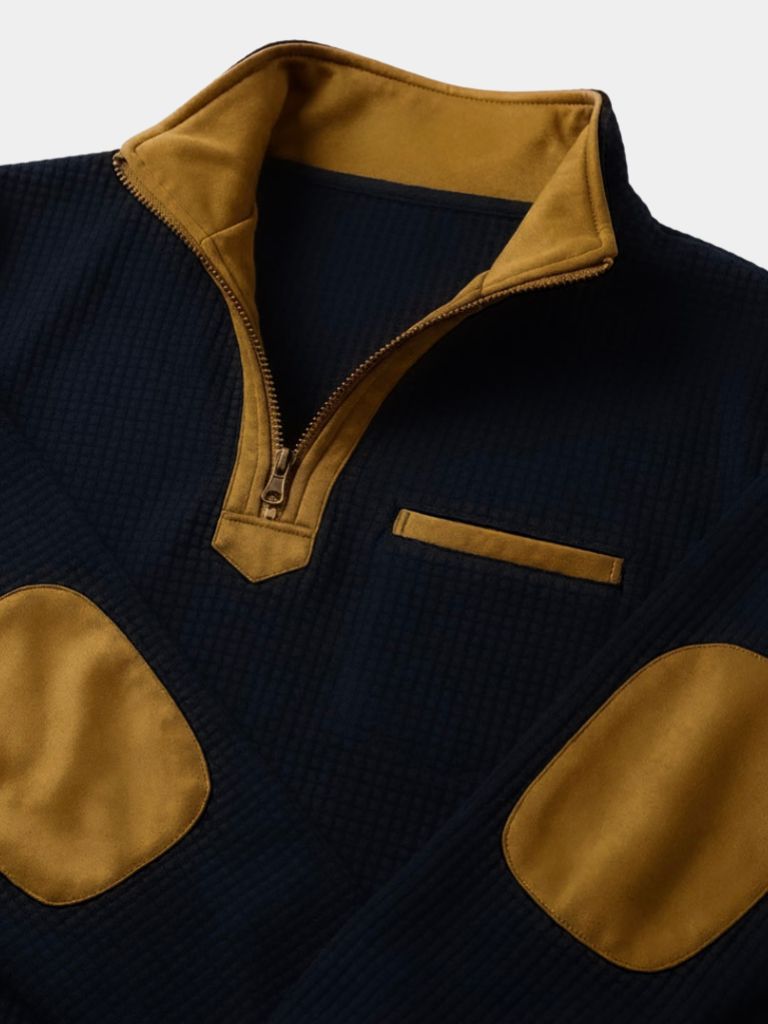 Explorer High Collar Quarter Zip Pullover - Verocci Essentials