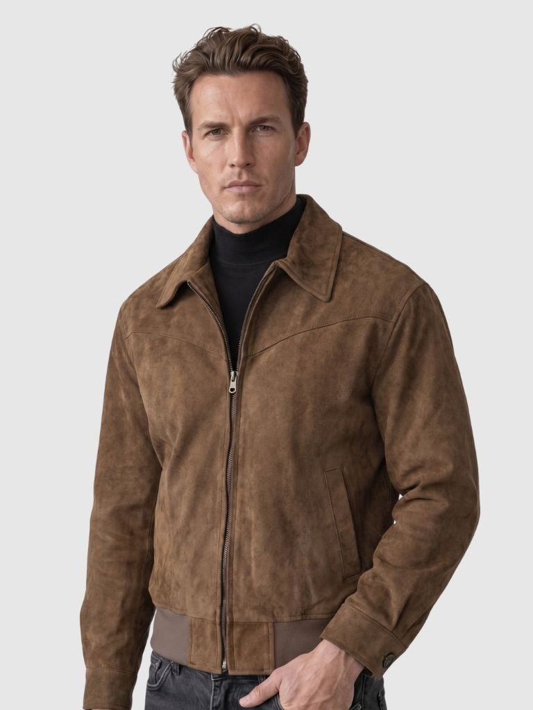 Monaco Suede Vintage Jacket - Verocci Essentials