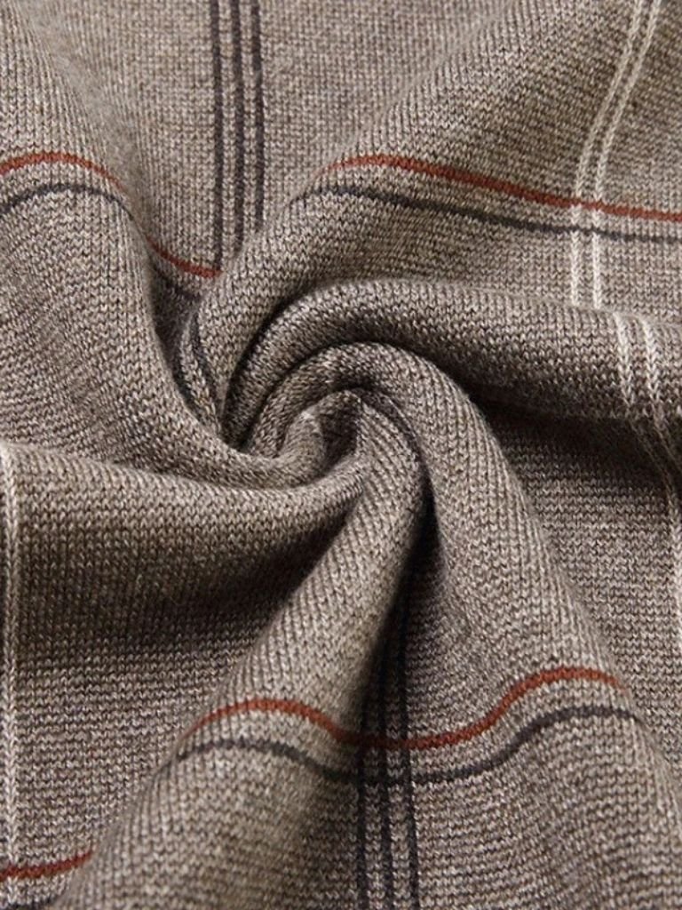 Academic Checkered Knit Vest - Verocci Essentials