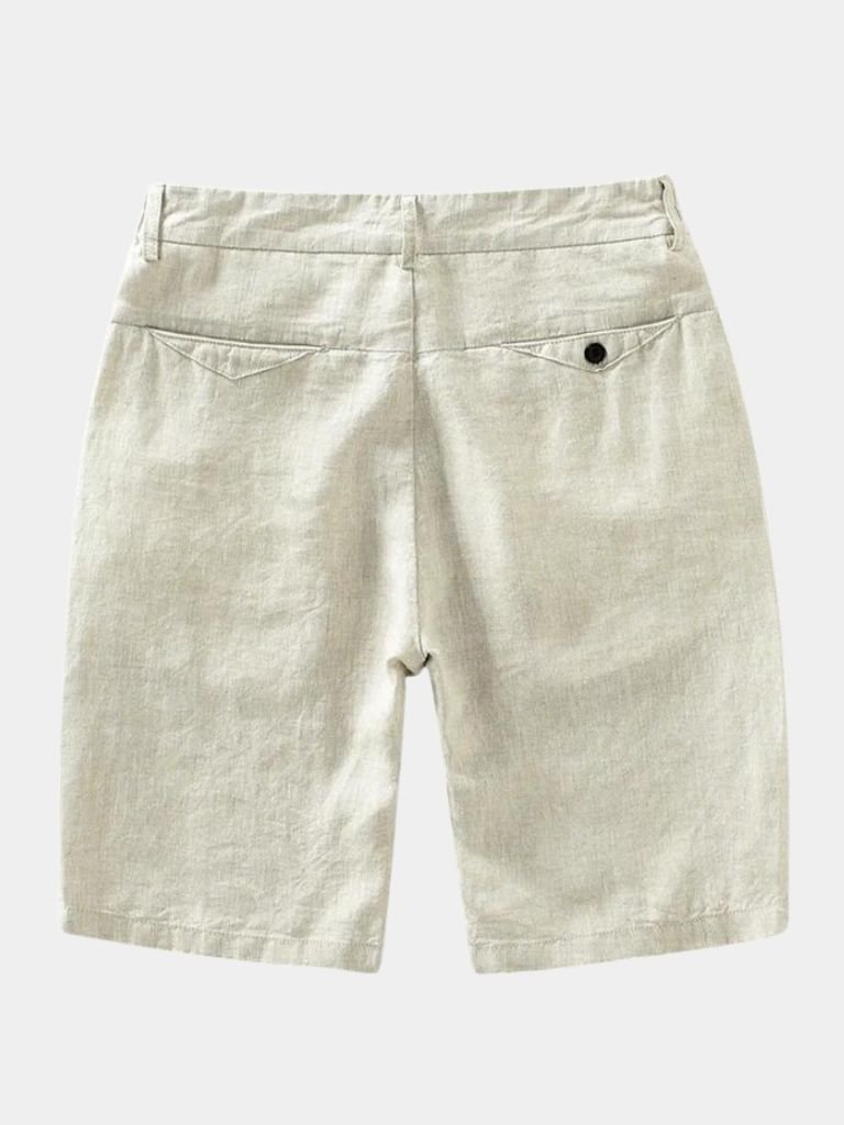 Bleu Horizon Linen Shorts - Verocci Essentials