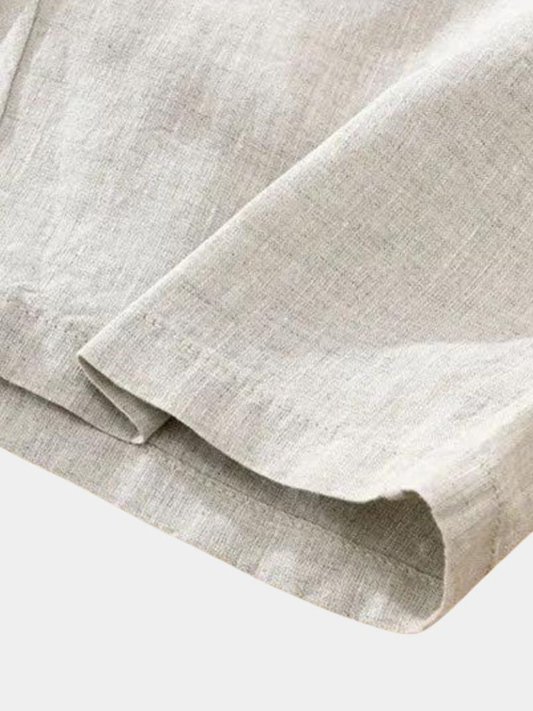 Bleu Horizon Linen Shorts - Verocci Essentials