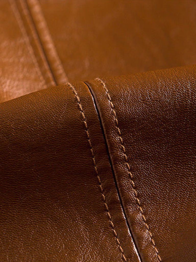 Bold Caramel Leather Jacket - Verocci Essentials
